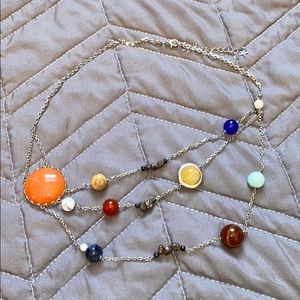 Solar system necklace